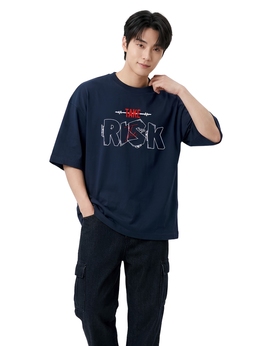 TAKE RISK Oversized T-shirt