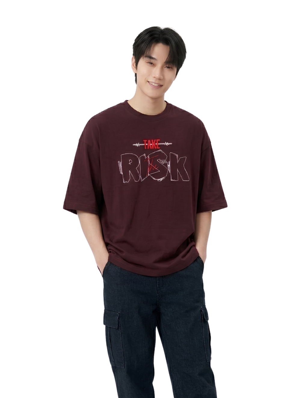 TAKE RISK Oversized T-shirt