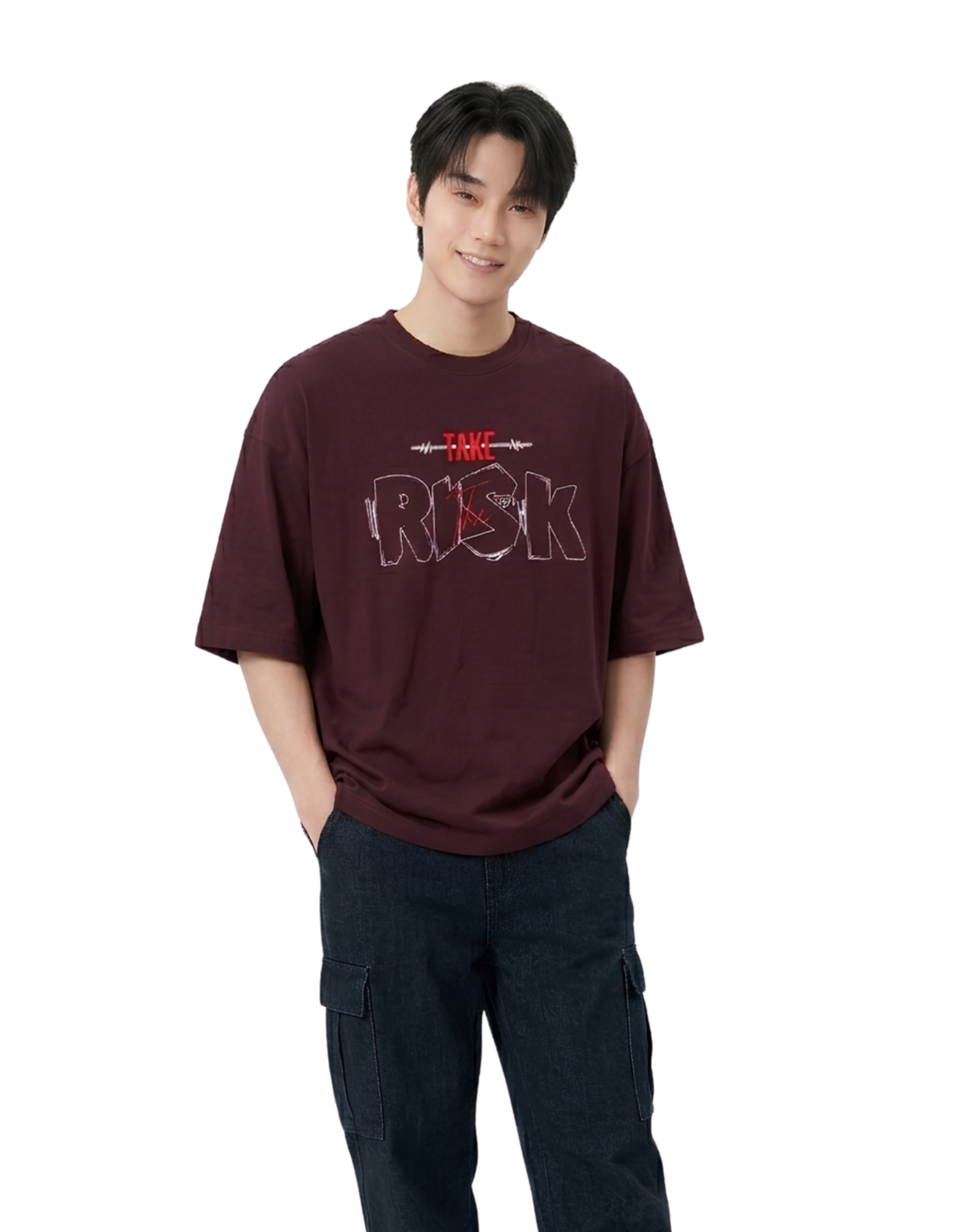 TAKE RISK Oversized T-shirt
