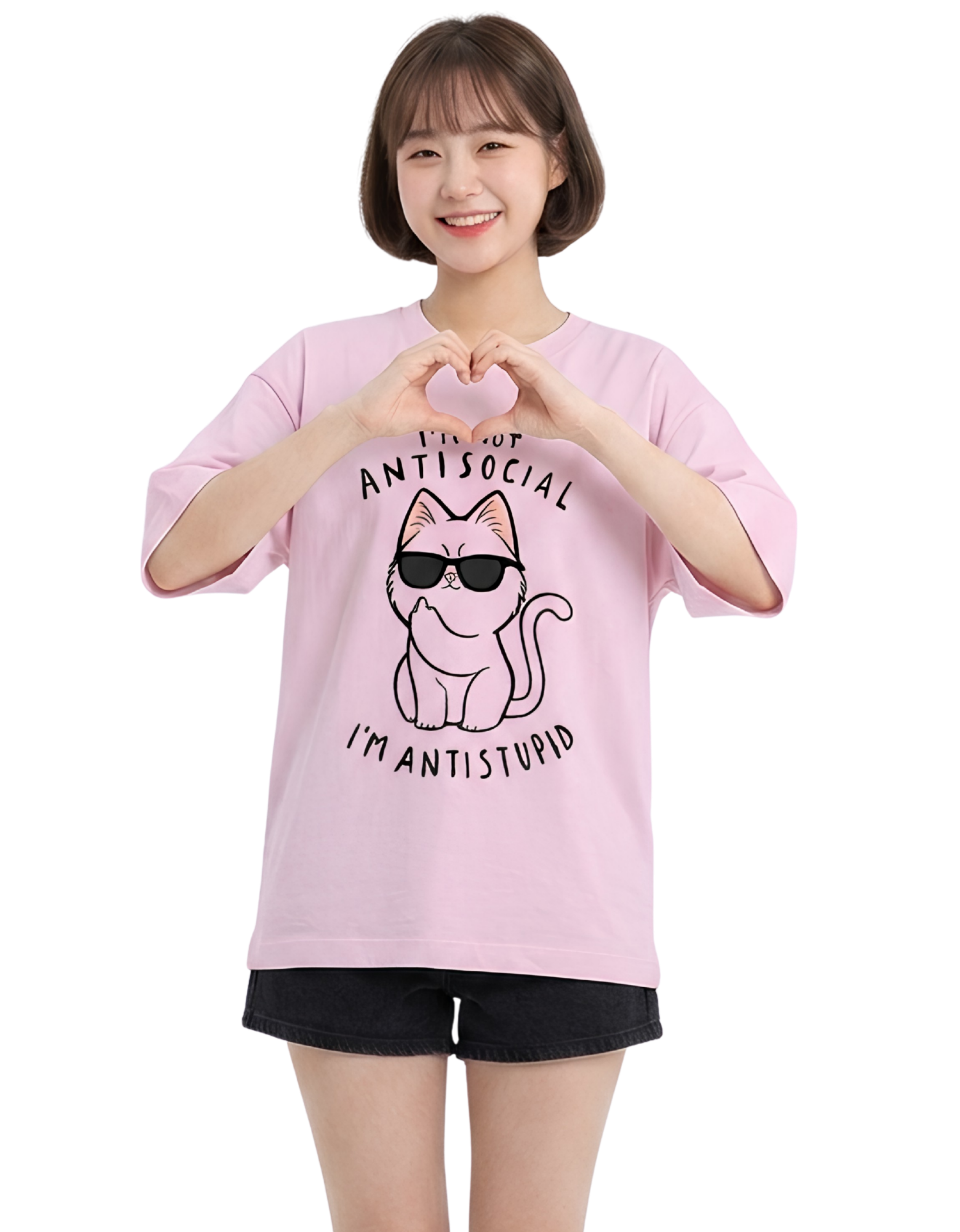 Anti Stupid Oversized T-Shirt